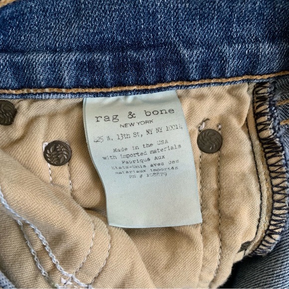 Rag & Bone Dre Low Rise Slim Jeans - Picture 4 of 9